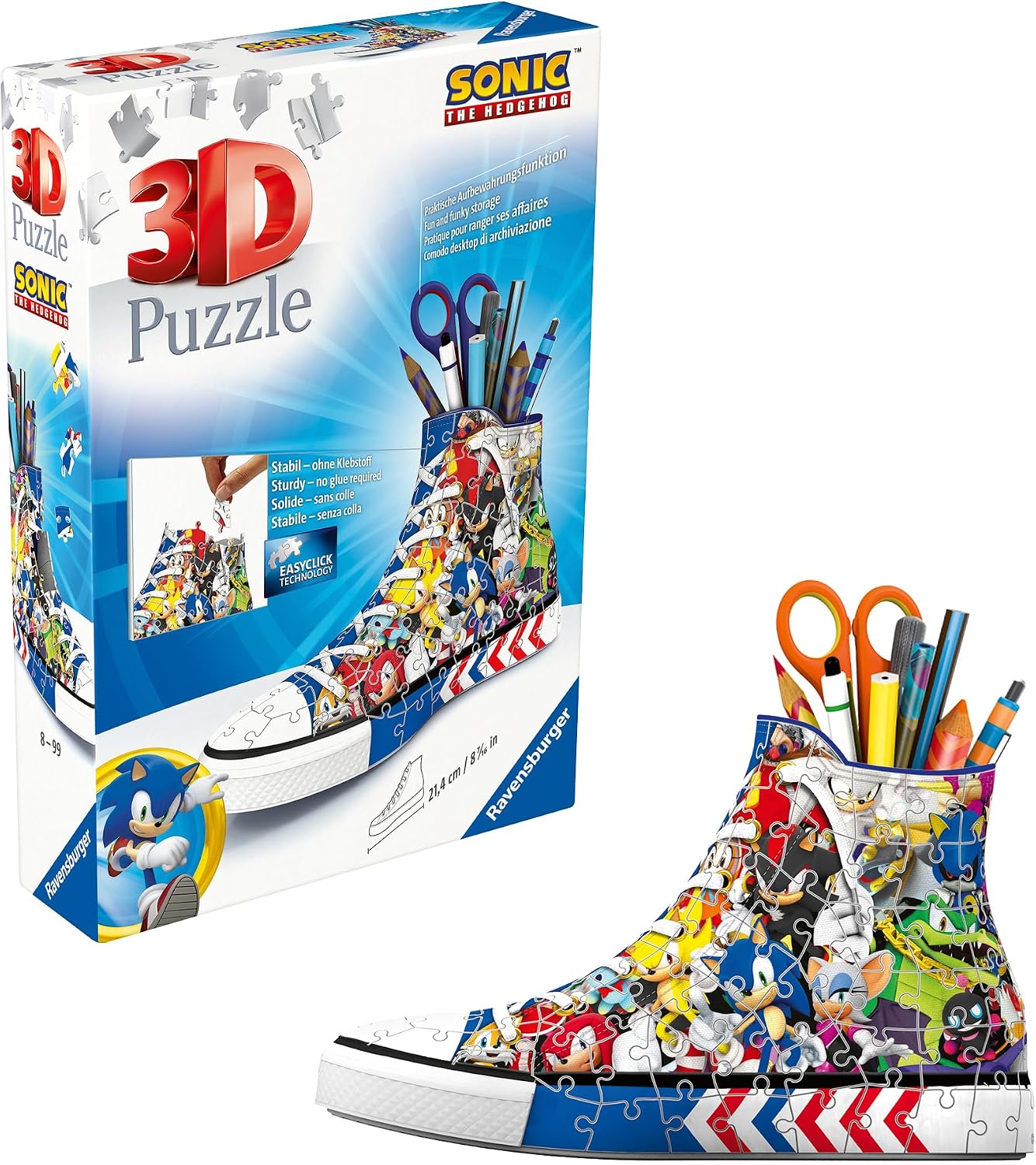 3D Sonic Trainer 108pc Puzzle