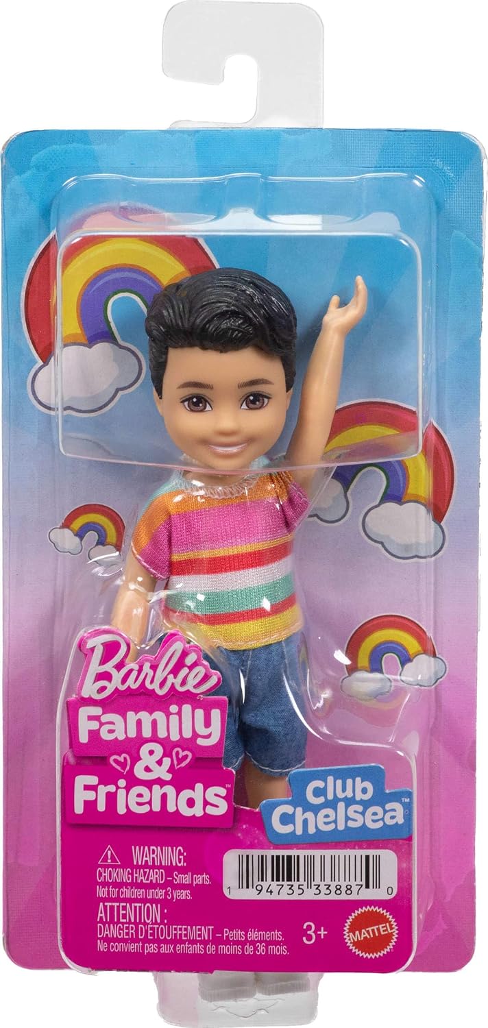 Barbie Club Chelsea Rainbow Stripe Shirt