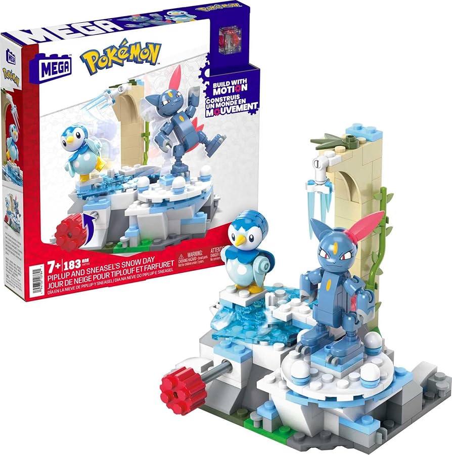 MEGA MCX Pokemon Piplup and Sneasels Snow Day