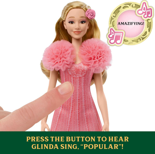 Wicked Singing Glinda Fashion Doll - Posable With Removable Movie Fashions & Accessories