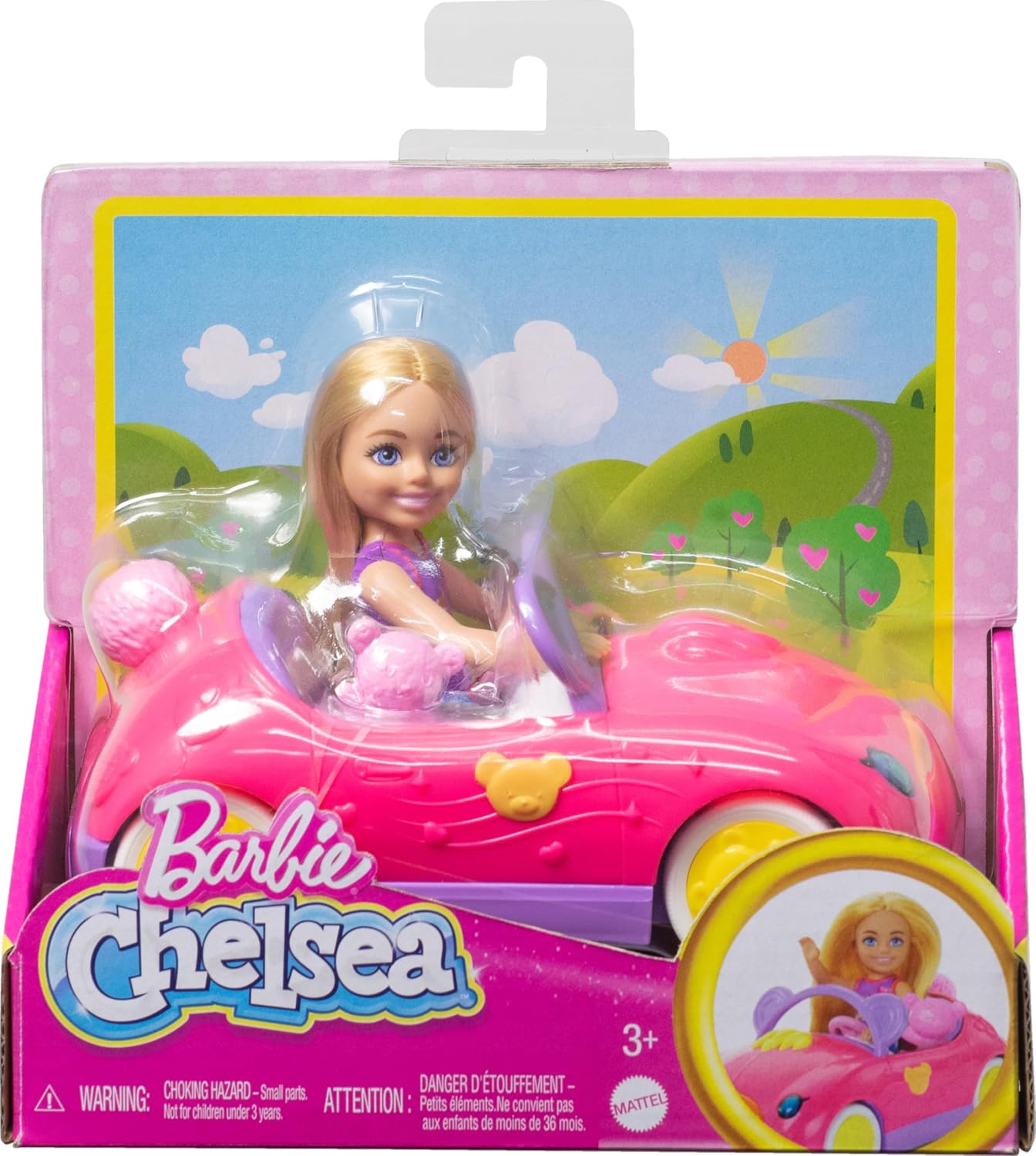 Barbie Chelsea Doll & Teddy Car