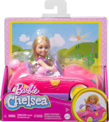 Barbie Chelsea Doll & Teddy Car