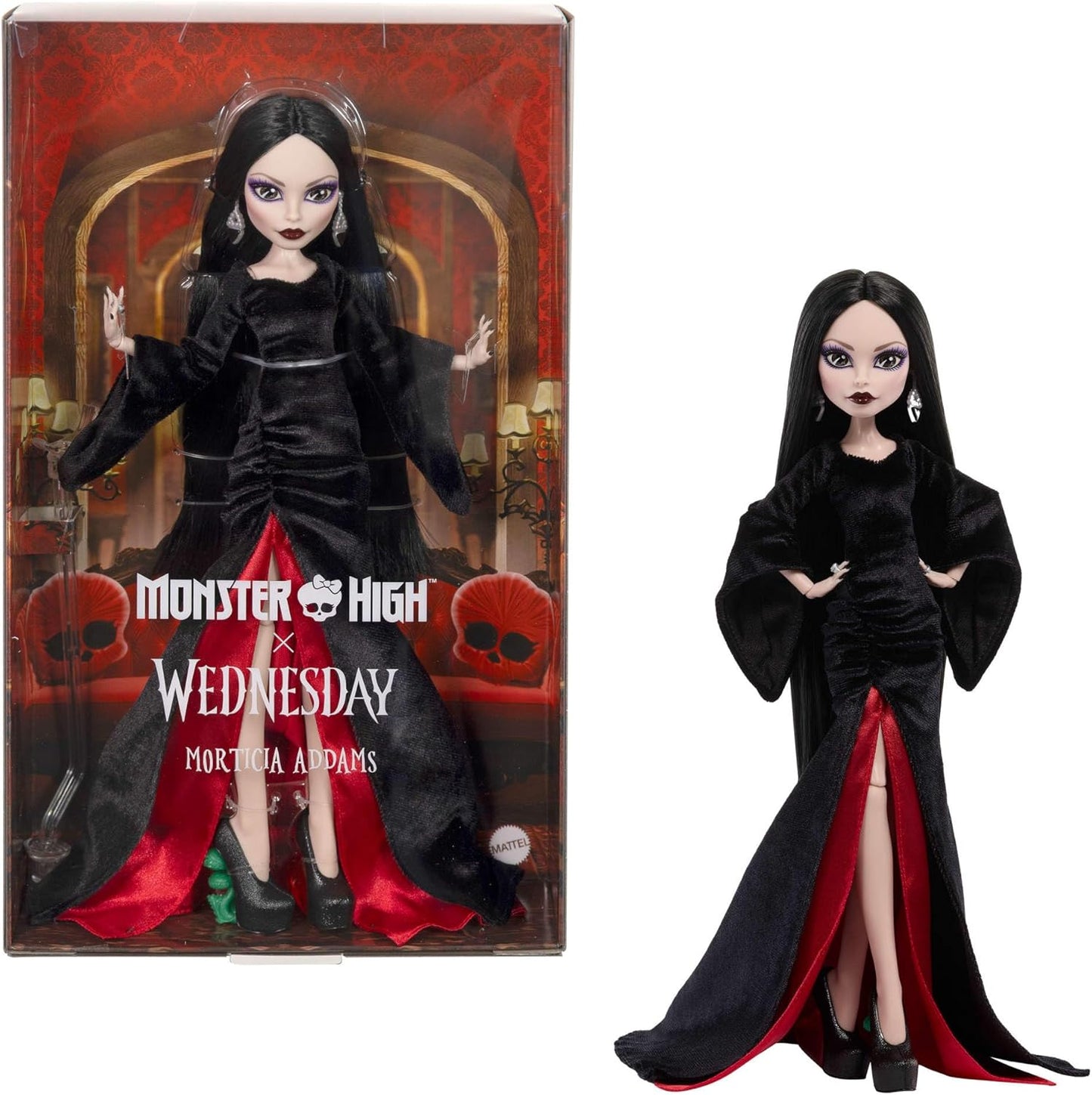 Monster High X Wednesday Morticia Addams Doll