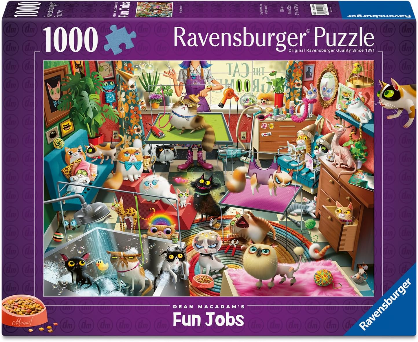 MacAdam: The Cat Groomer 1000pc Puzzle
