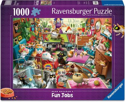MacAdam: The Cat Groomer 1000pc Puzzle