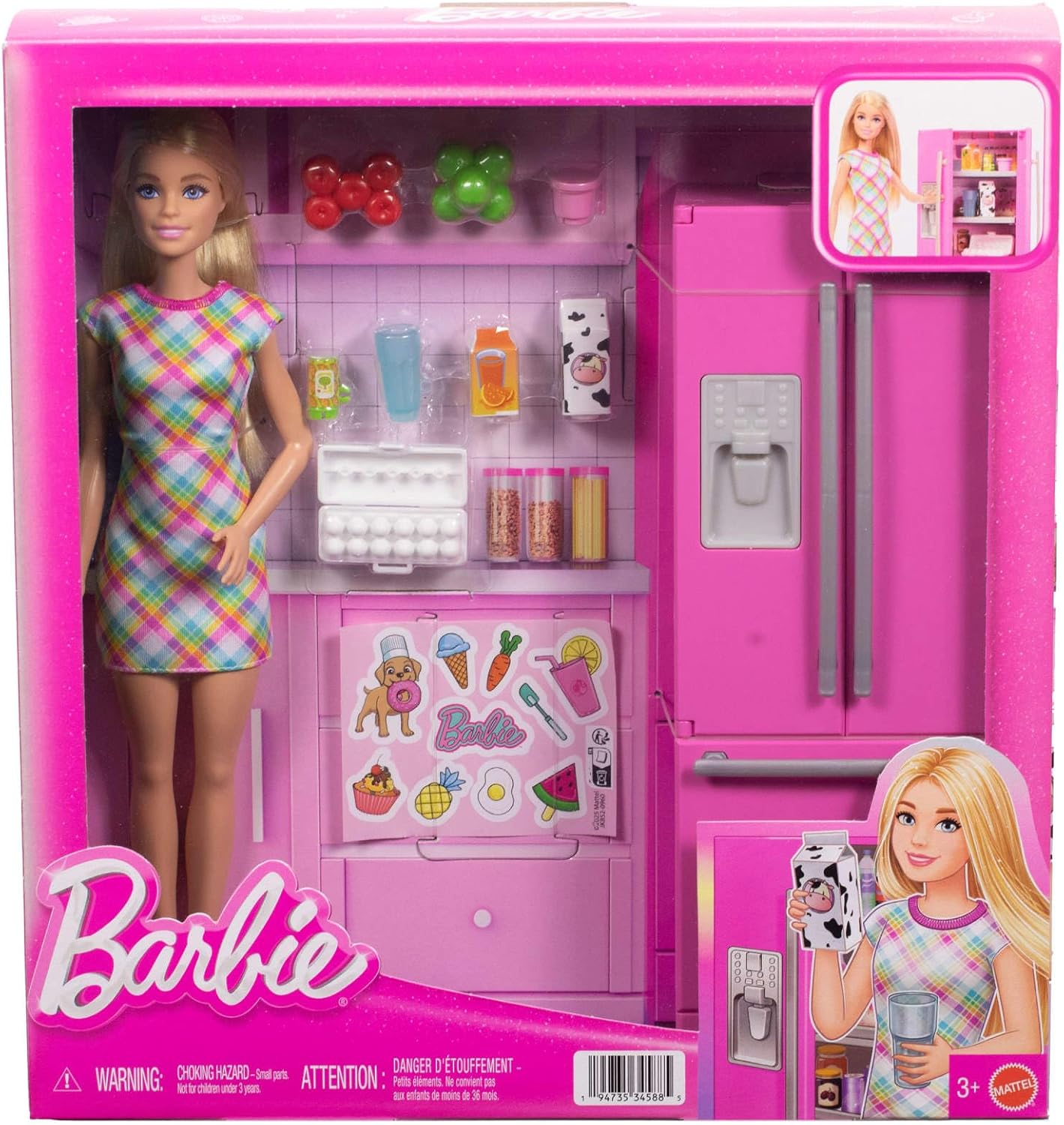 Barbie Doll And Kitchen Buildup