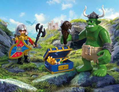 Troll with Lion Knight Treasure (PM-72116)