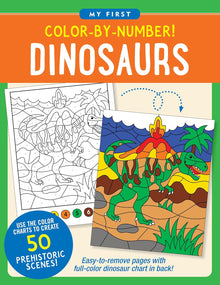 Color-by-Number Dinosaurs