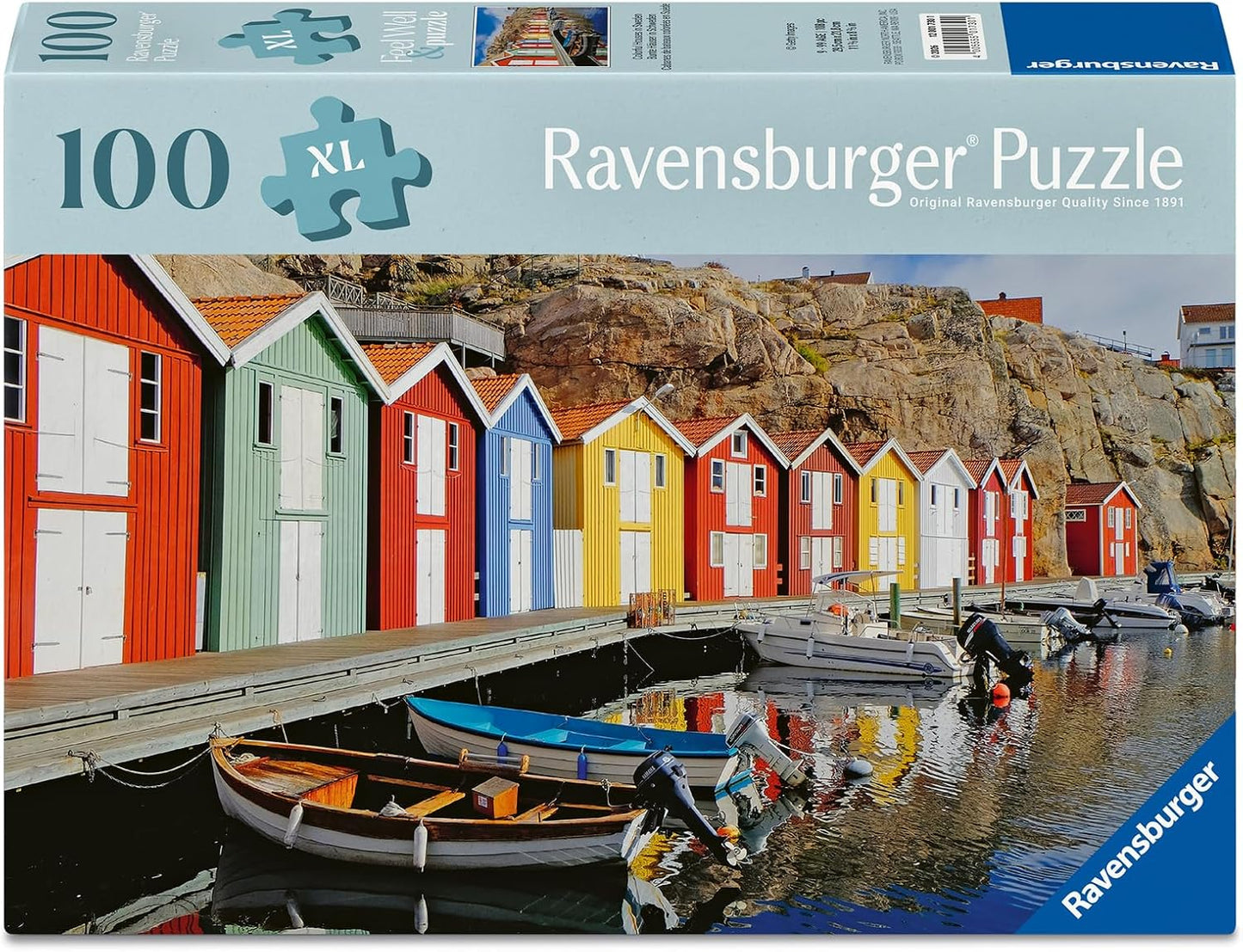Colorful Houses in Sweden 100pc Puzzle