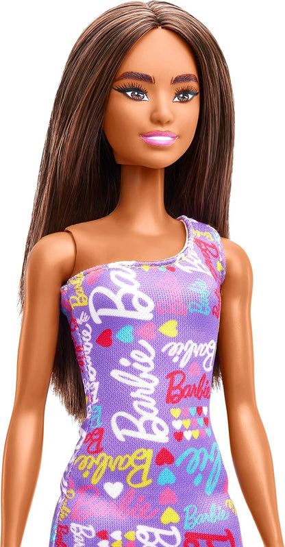 Barbie Doll Latina with Purple Barbie Dress