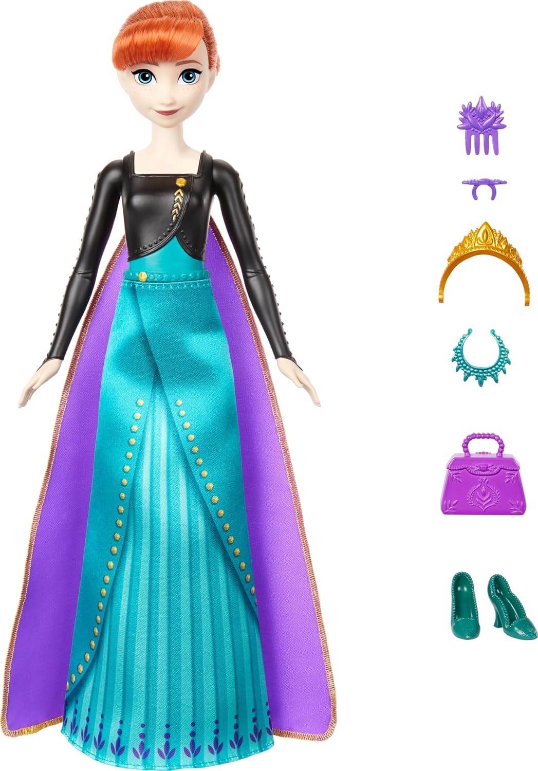 Disney Princess Frozen Spin & Reveal Anna Fashion Doll & Accessories With 11 Surprises*
