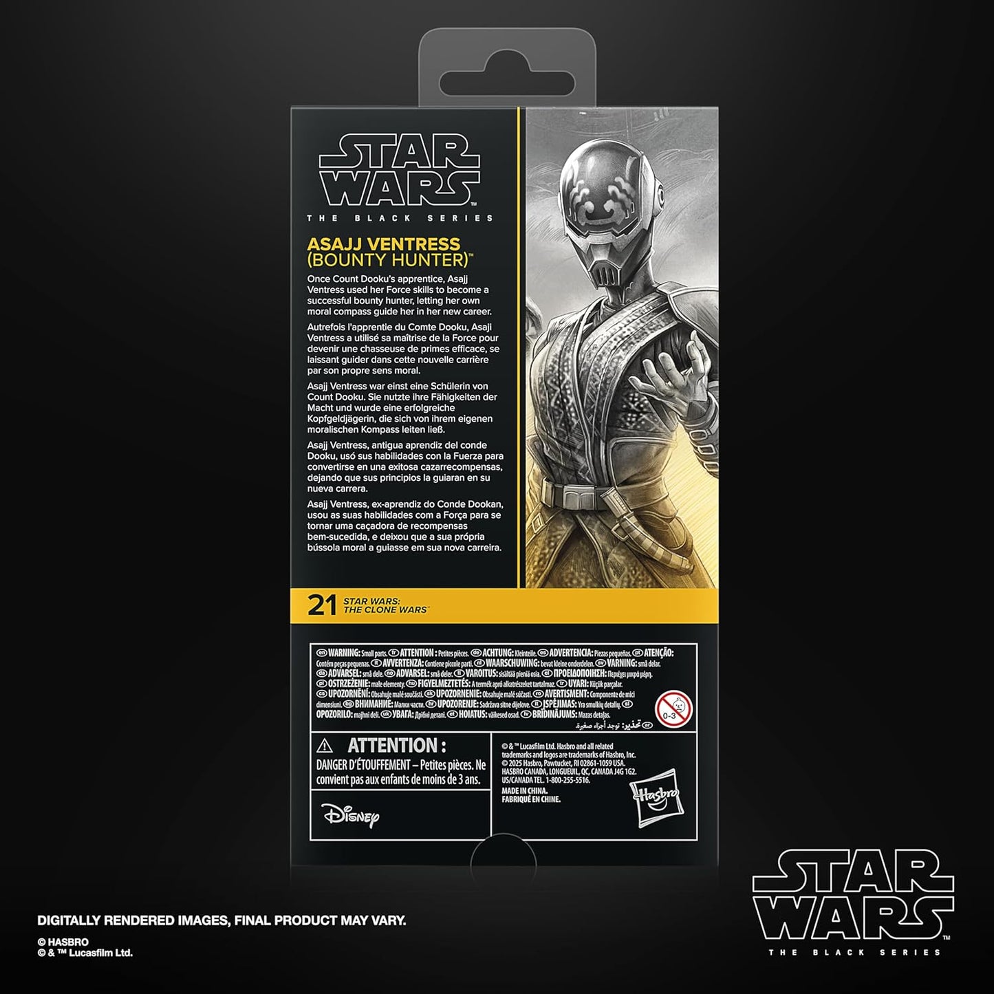SW Black Series Asajj Ventress 6-Inch (G2567)