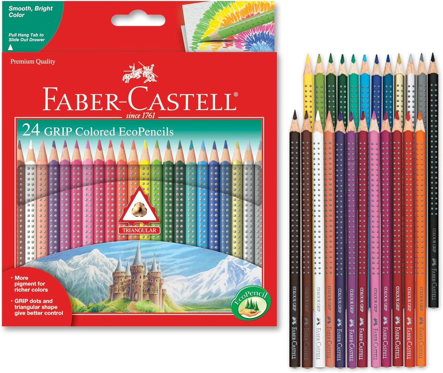 24ct Grip Colored EcoPencils