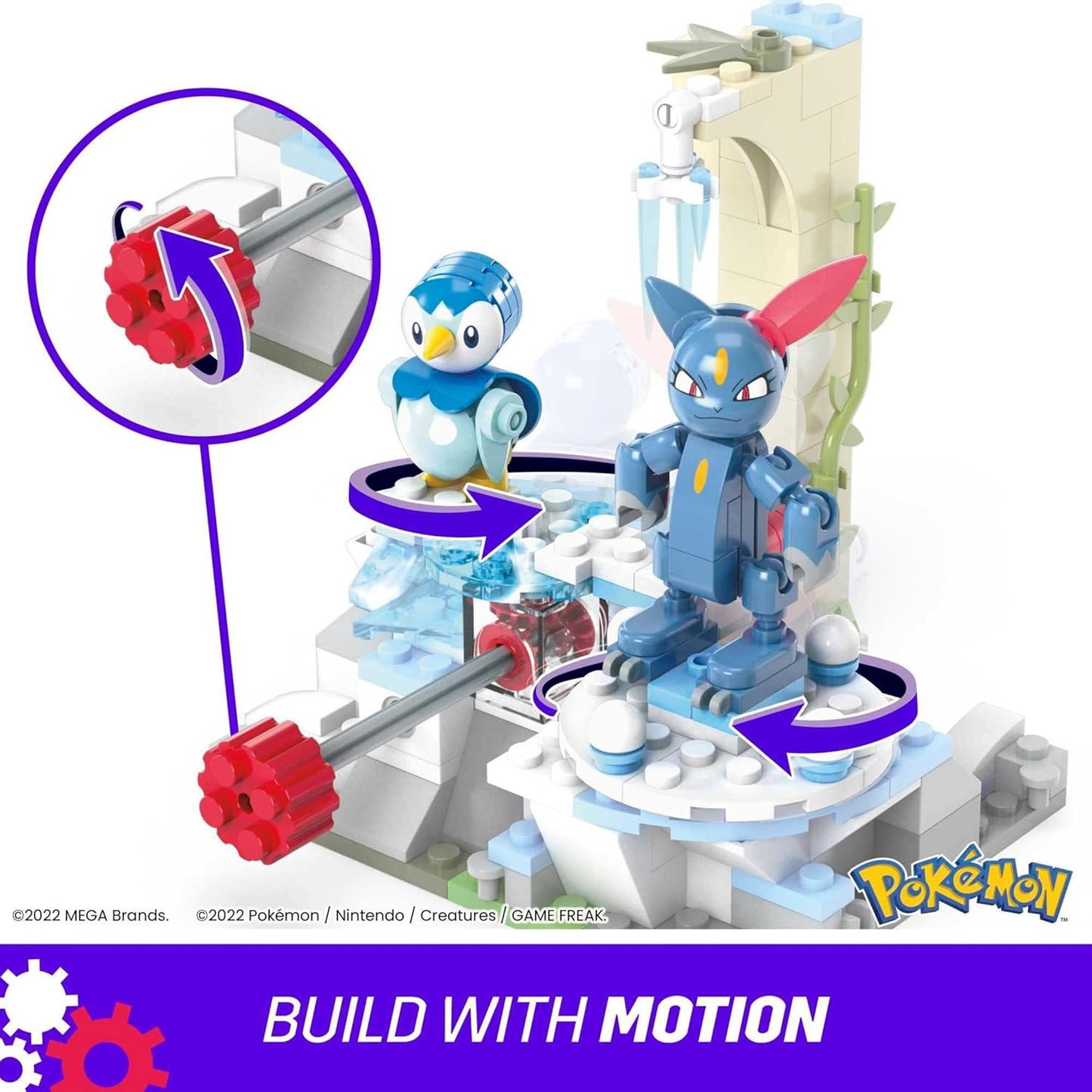 MEGA MCX Pokemon Piplup and Sneasels Snow Day