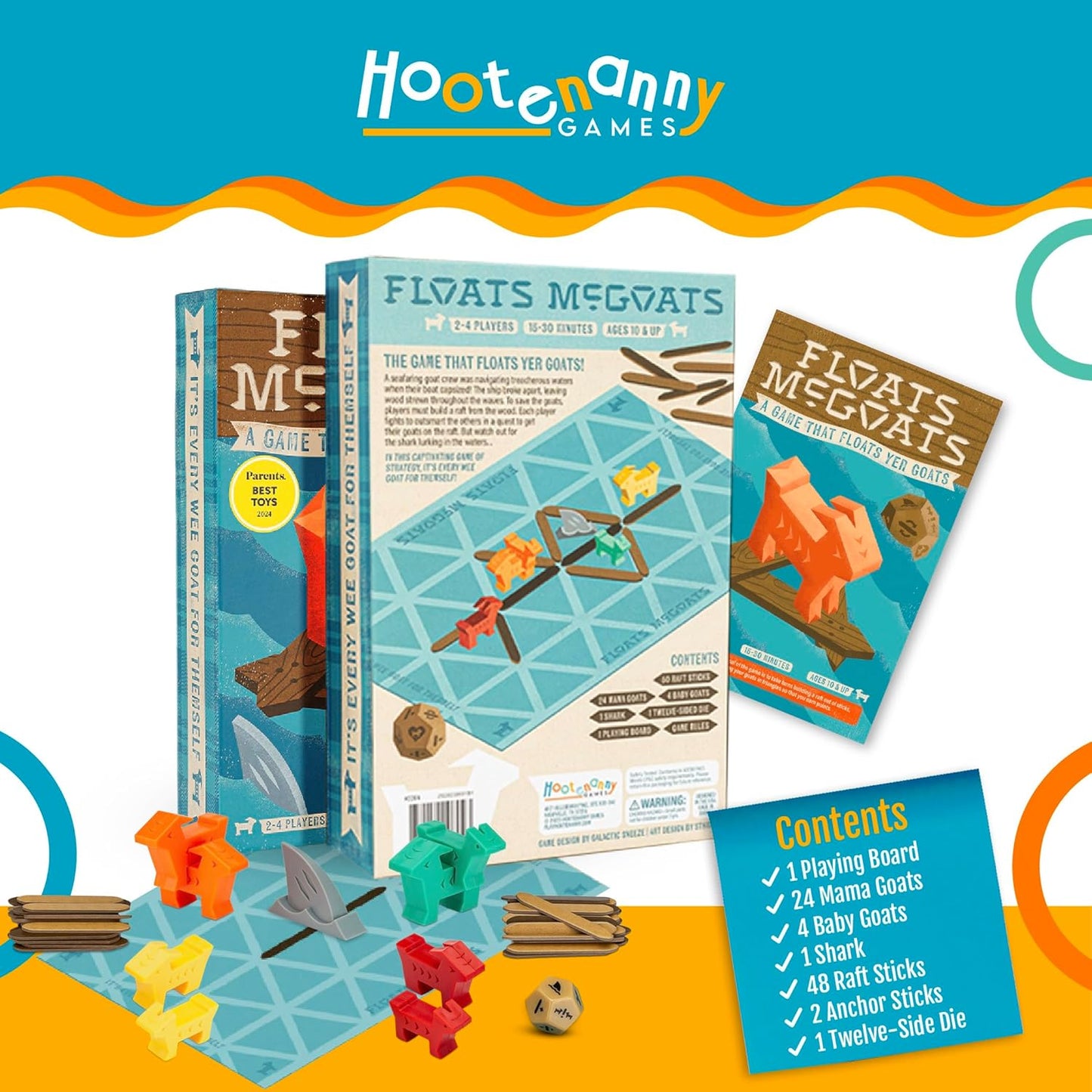 Floats McGoats Board Game - Hootenanny Games