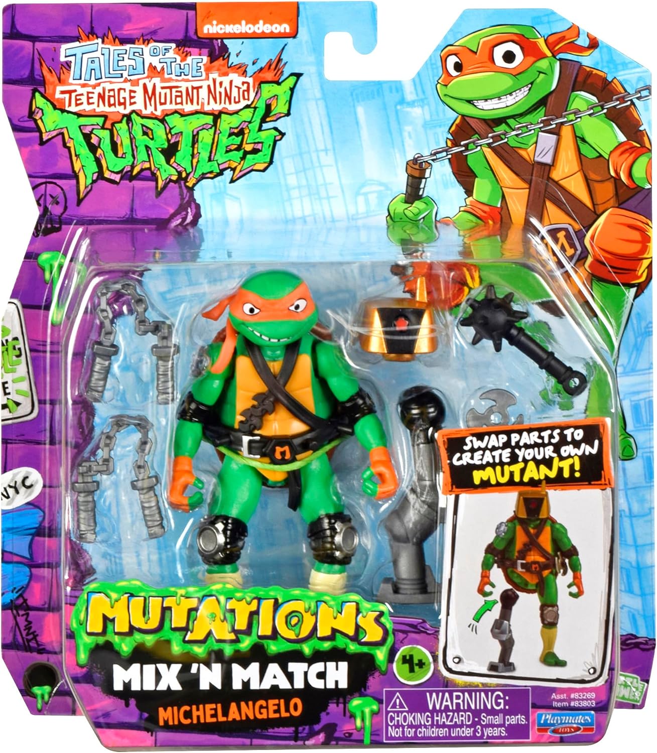 TMNT Tales of the TMNT Mix N Match Michelangelo (Playmates)