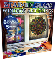 Joy of Coloring Stained Glass Mandalas