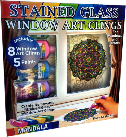 Joy of Coloring Stained Glass Mandalas