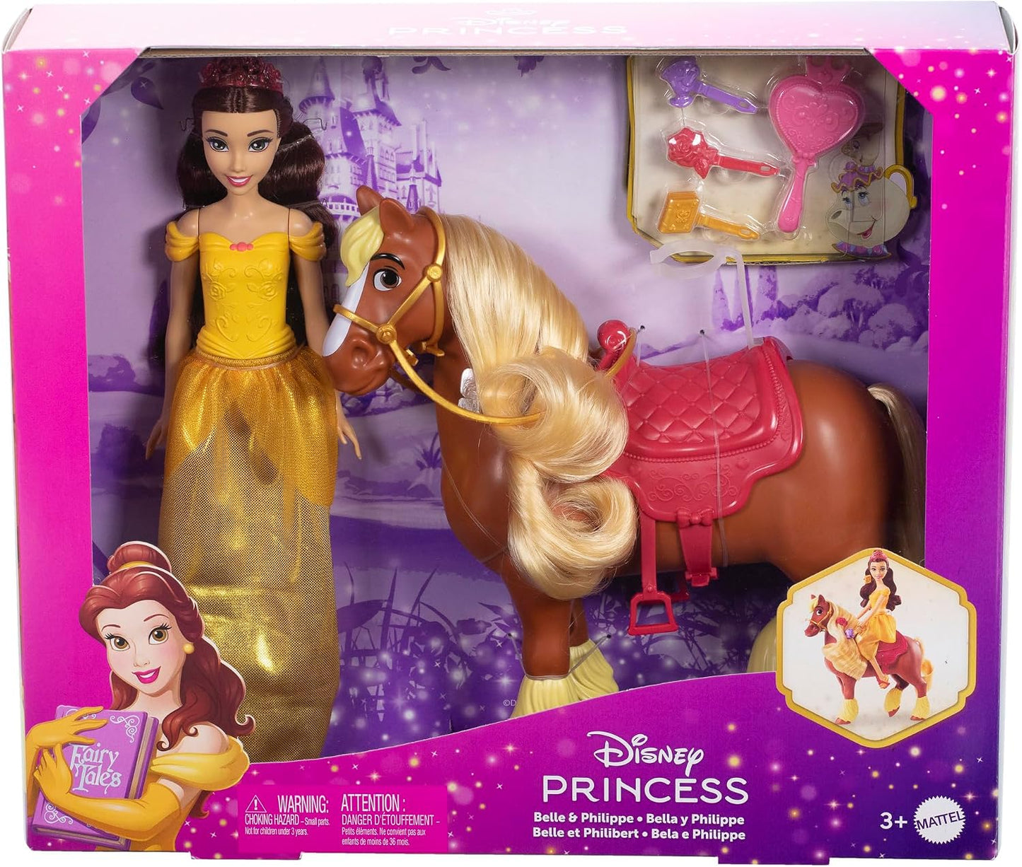 Disney Princess Fashion Doll Belle + Philippe