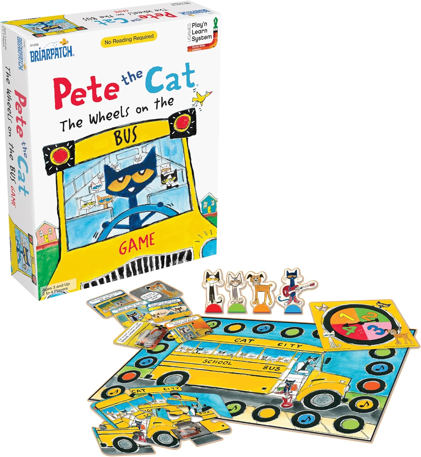 Pete The Cat Wheels on the Bus Game