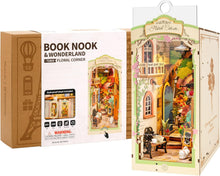 DIY Miniature House Book Nook Kit: Floral Corner