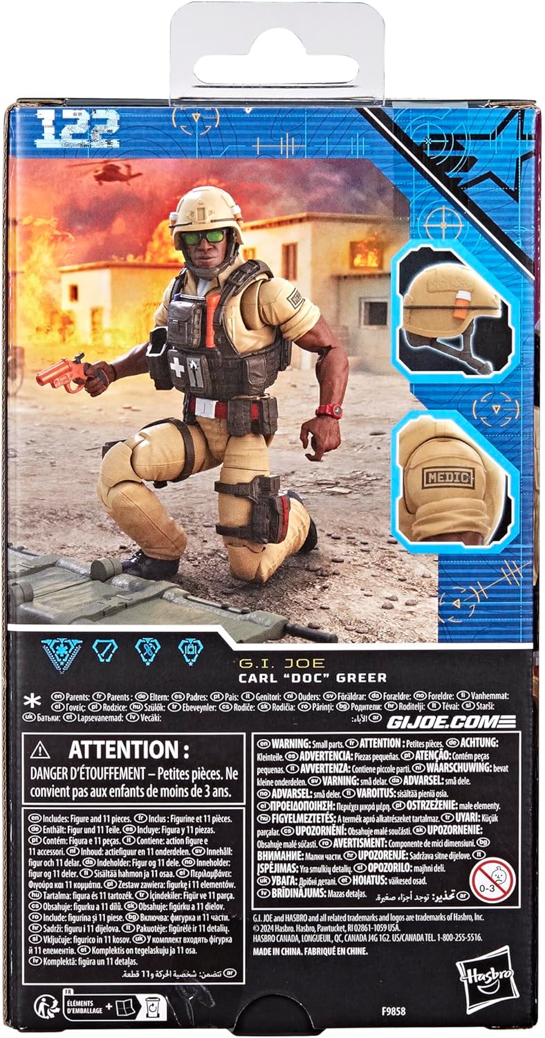 GI Joe Classified Carl Doc Greer #122 (F9858)
