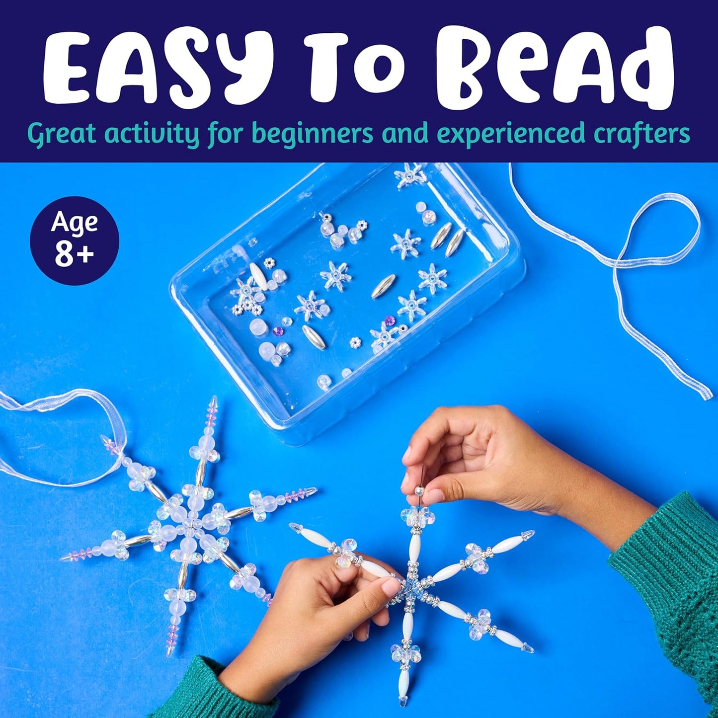 Beaded Snowflake Ornaments