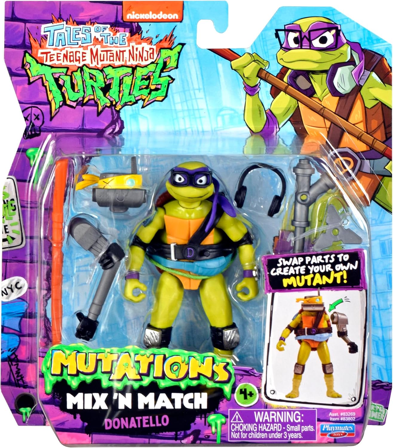 TMNT Tales of the TMNT Mix N Match Donatello (Playmates)