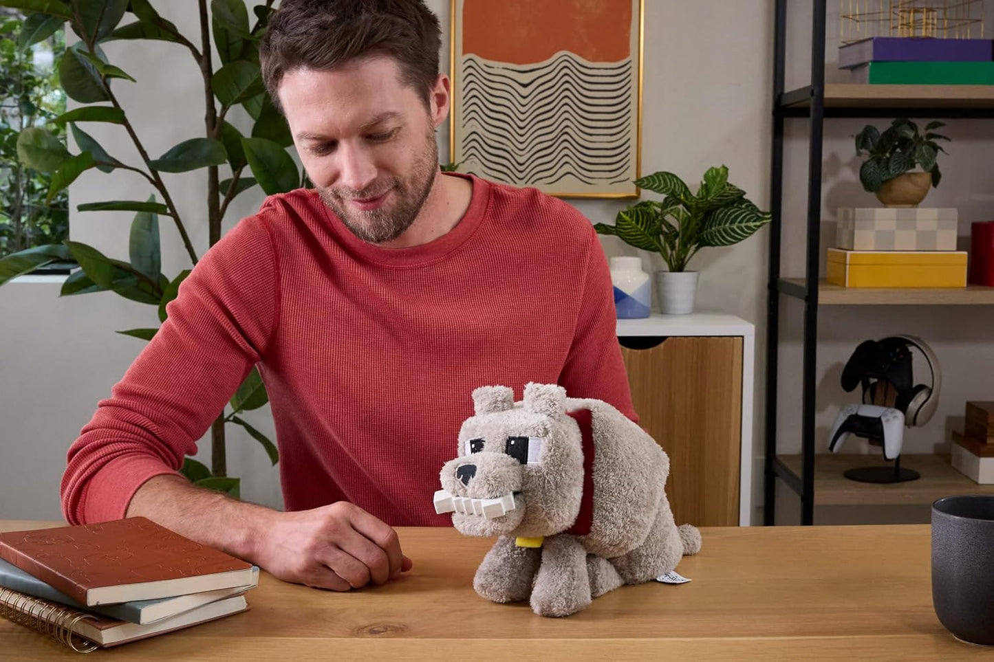Minecraft Feature Plush - Wolf (Food Mode - Dennis)