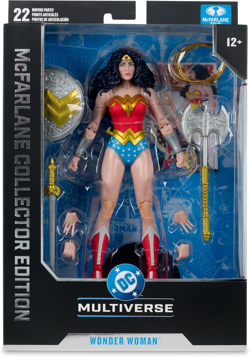 DC McFarlane Coll. Ed. W15 Wonder Woman 1980s 7-In Figure