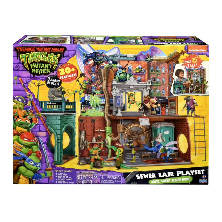 TMNT: Mutant Mayhem Movie Sewer Lair Playset