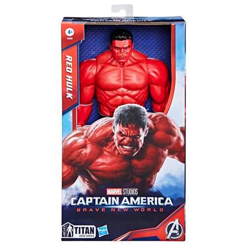 Captain America Brave New World, Titan Hero Deluxe Red Hulk 12-Inch Action Figure
