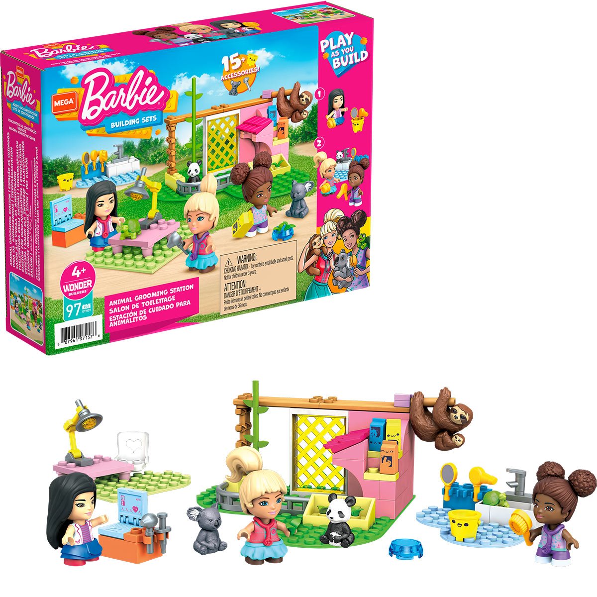 MEGA Barbie Animal Grooming Station