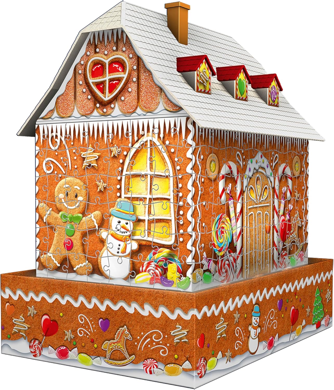 Gingerbread House - Night Edition Seasonal 3D 216 pc 3D