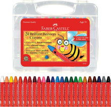 24ct Brilliant Beeswax Crayons in Storage Case