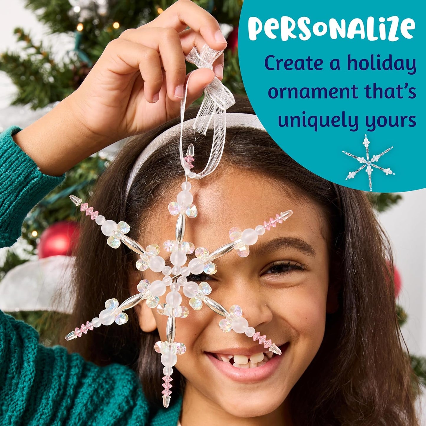 Beaded Snowflake Ornaments