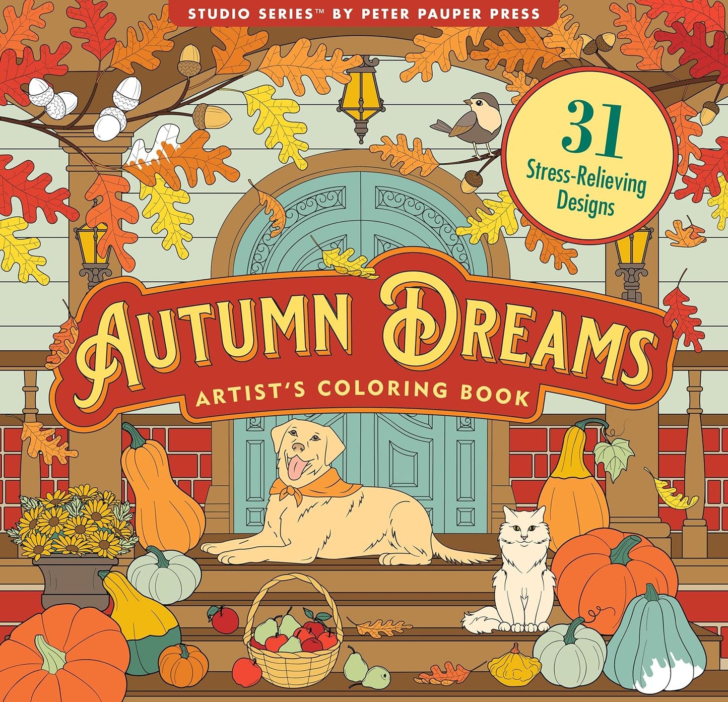 Adult Coloring Book Autumn Dreams