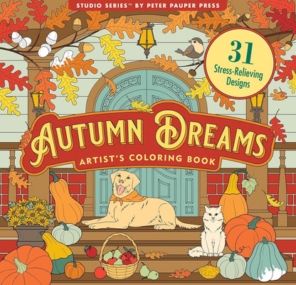 Adult Coloring Book Autumn Dreams
