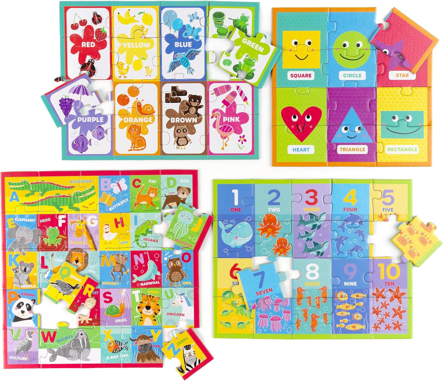 4-in-1 Learning Puzzle Set