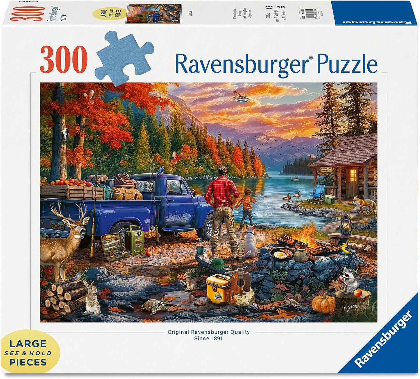 Sunset Lake 300pc Puzzle LF