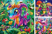 Baby Garden Dragons 3x49pc Puzzle