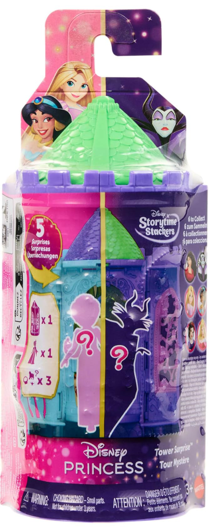 Disney Princess Turret Reveal Tower Surprise Small Dolls