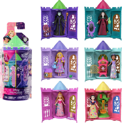 Disney Princess Turret Reveal Tower Surprise Small Dolls