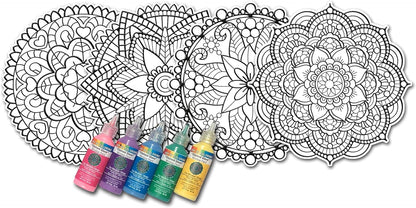 Joy of Coloring Stained Glass Mandalas