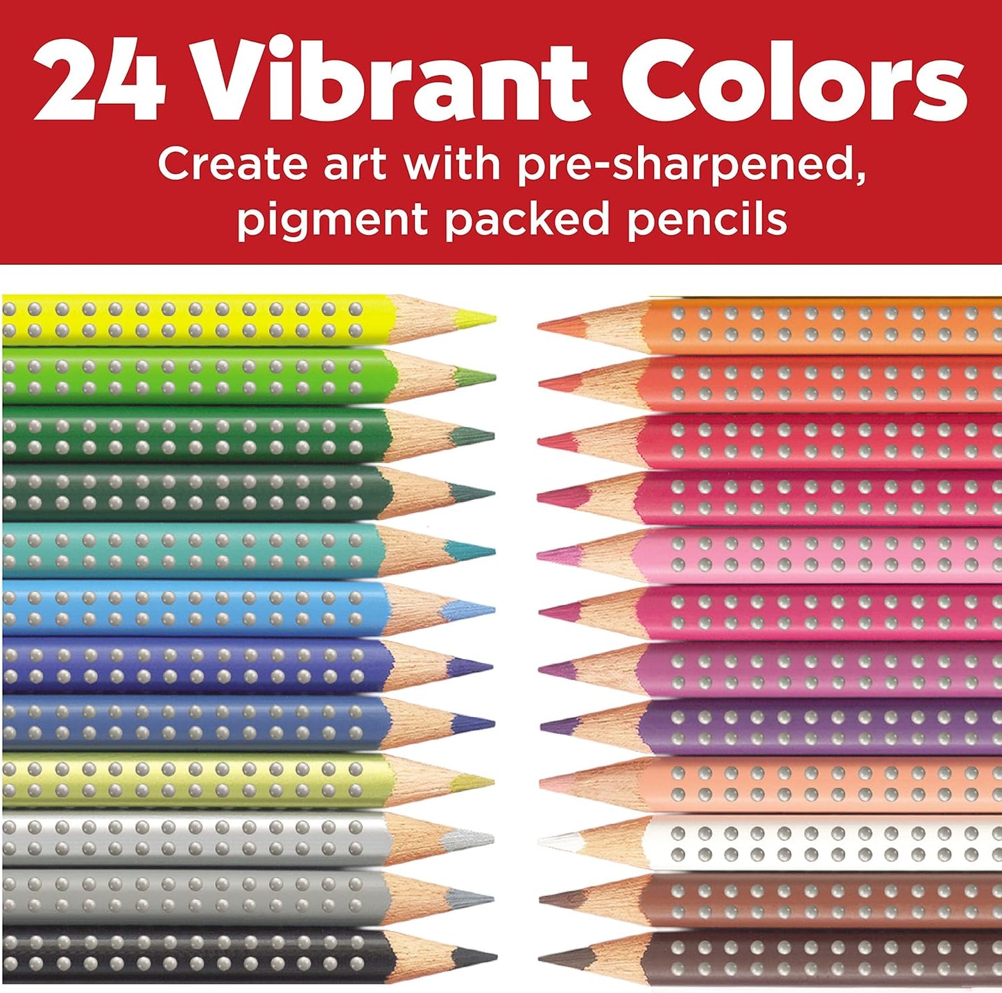 24ct Grip Colored EcoPencils