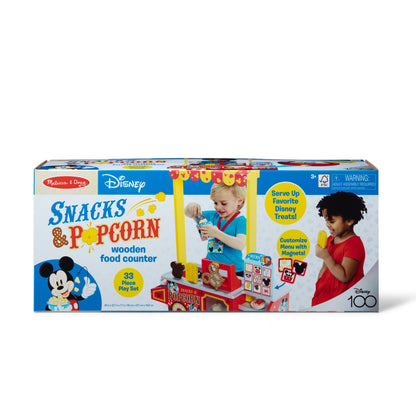 Disney Snacks & Popcorn Wooden Food Counter
