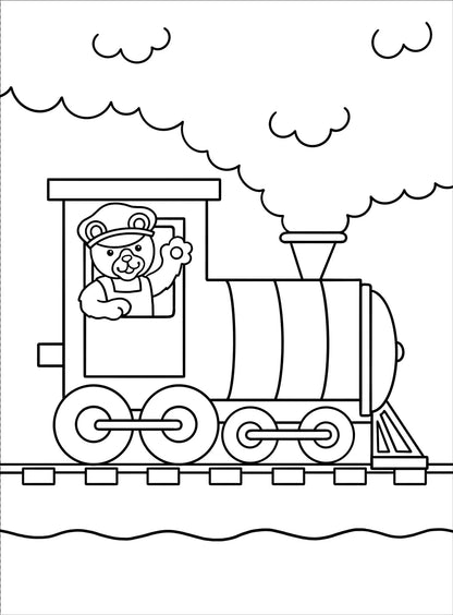 My First Coloring Book Things That Go!