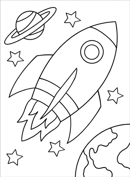 My First Coloring Book Things That Go!