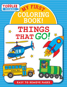 My First Coloring Book Things That Go!
