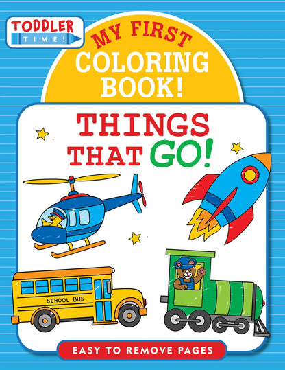My First Coloring Book Things That Go!